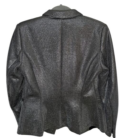 Silver Sparkly Blazer - Size 8 - Picture 4 of 4
